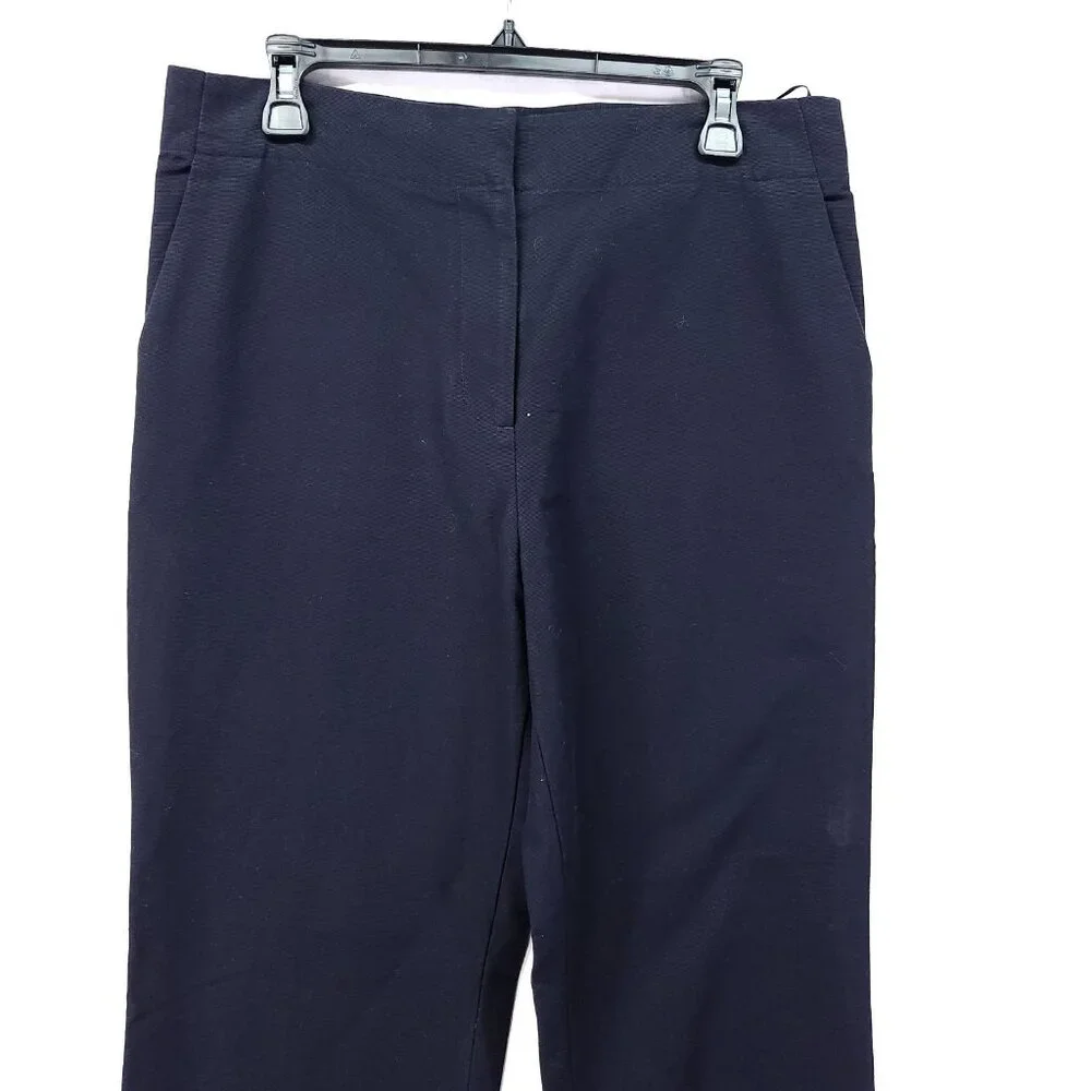 COS Mens Cuffed Chino Pants Size 40 (32x30) Navy Blue Cropped